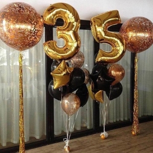 Украшение шарами на день рождения в Москве и области