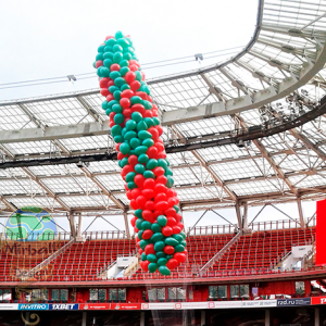 Запуск 1500 шаров на открытие чемпионата России по футболу