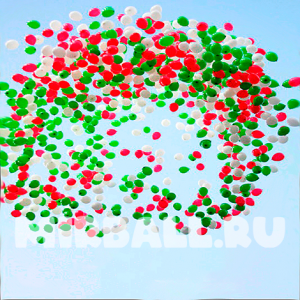 Запуск 500 гелиевых шариков в небо на спортивное мероприятие