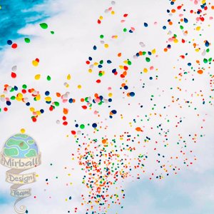 Запуск в небо 1000 гелиевых шариков на фестивале молодежи